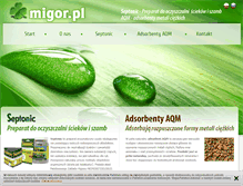Tablet Screenshot of migor.pl